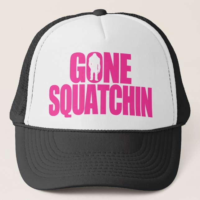 Gone Squatchin Trucker Hat (Front)