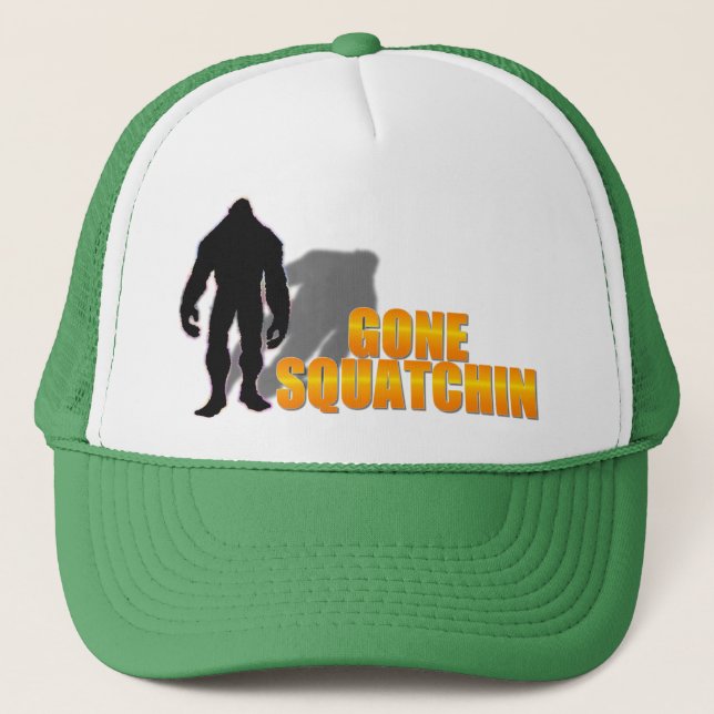 Gone Squatchin Trucker Hat (Front)