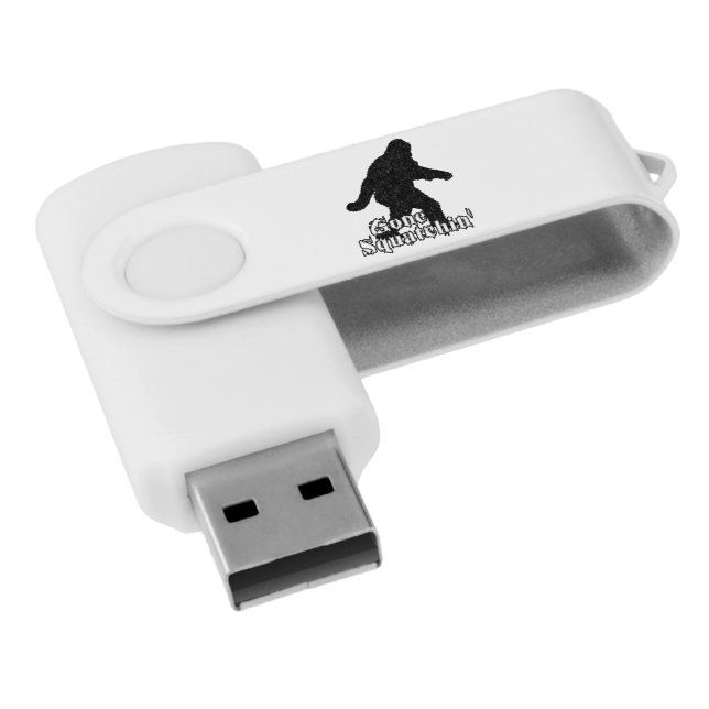 Gone Squatchin' USB Flash Drive (Angled)