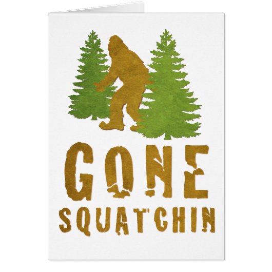 Gone Squatchin (Vintage) Cards (Front)