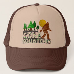 Gone Squatchin Vintage Distressed Hat