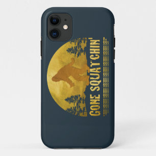 Gone Squatchin' (vintage sunset) iPhone 11 Case