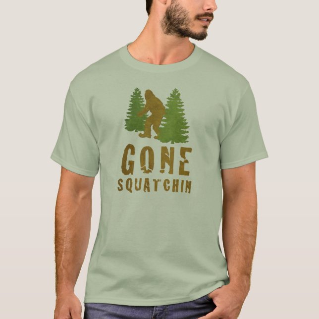 Gone Squatchin (Vintage) T-Shirt (Front)