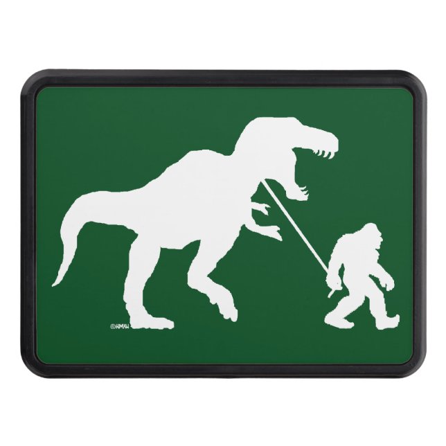 Gone Squatchin with T-rex Hitch Cover (Front)