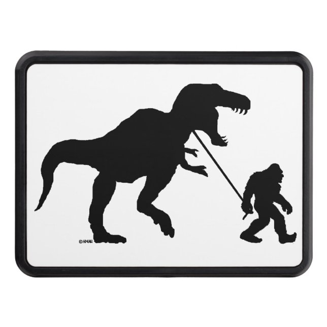 Gone Squatchin with T-rex Hitch Cover (Front)