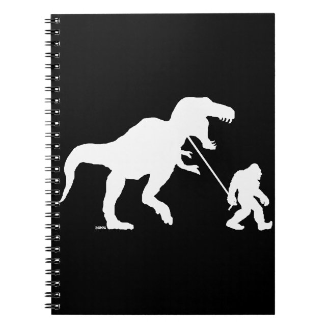 Gone Squatchin with T-rex Notebook (Front)