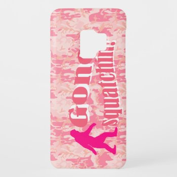 Gone Squatching On Pink Camouflage Case-mate Samsung Galaxy S9 Case by customizedgifts at Zazzle