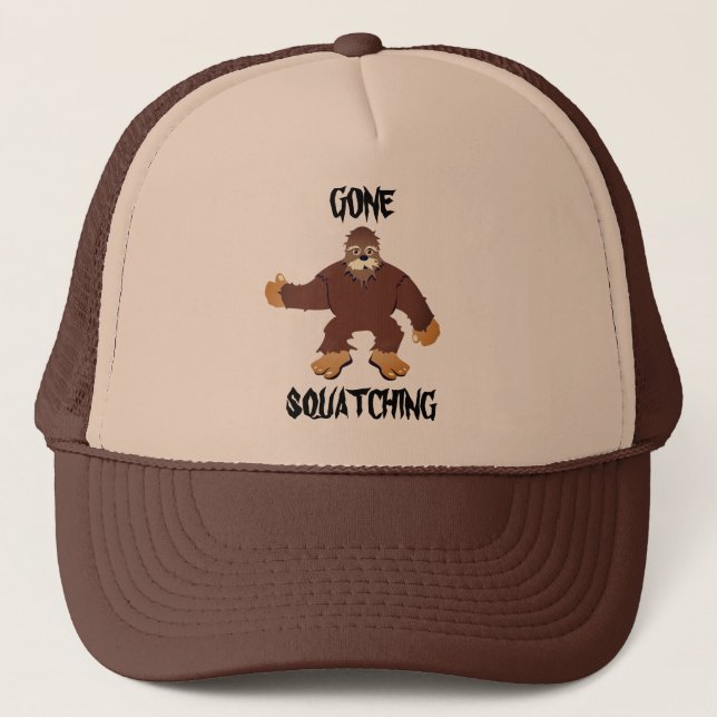 Gone Squatching Trucker Hat (Front)