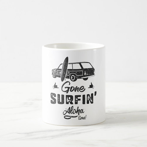 Gone Surfing Aloha Time Coffee Mug