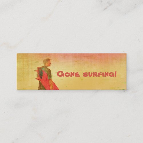 Gone surfing Business  Contact Card