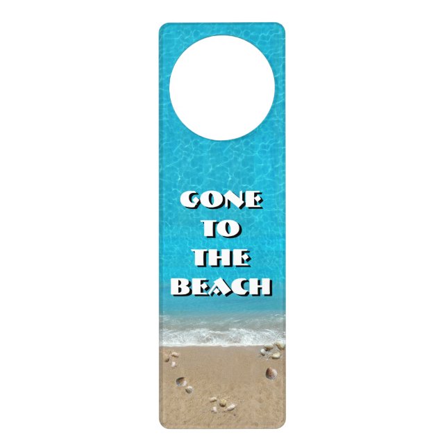 Gone to the Beach Door Hanger (Front)