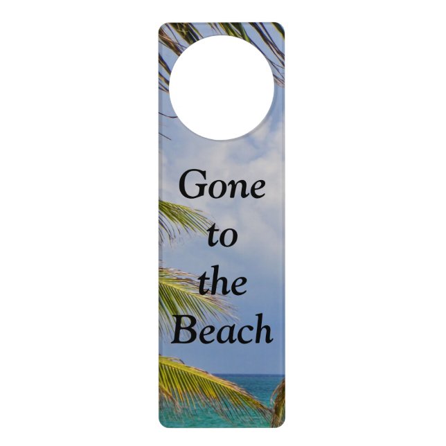 Gone to the Beach Door Hanger (Front)