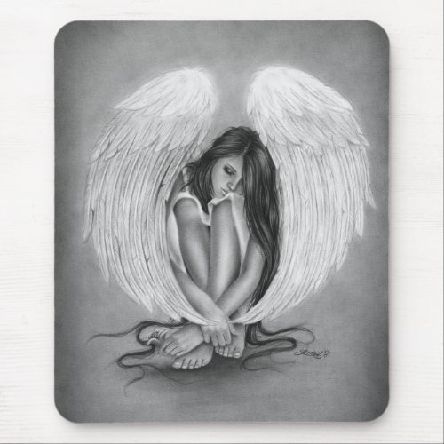 Gone too soon Angel Mousepad