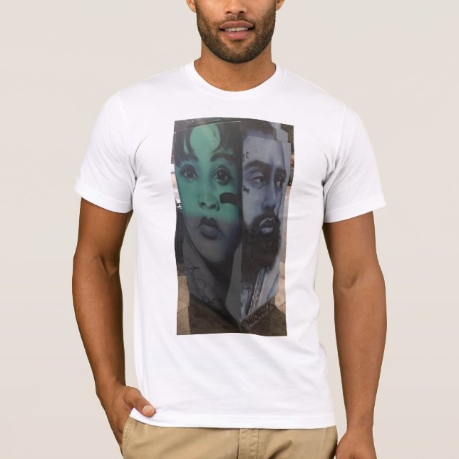Gone Too Soon — Left Eye and Nipsey Hussle T-Shirt (Front)
