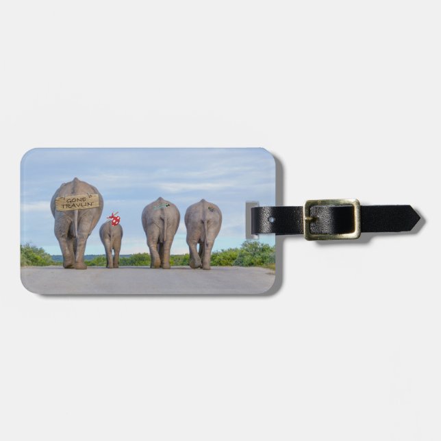 Gone traveling Luggage Tag (Front Horizontal)