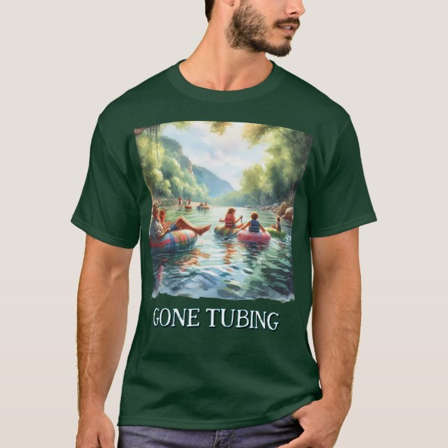 Gone Tubing Summer Adventure  T-Shirt (Front)