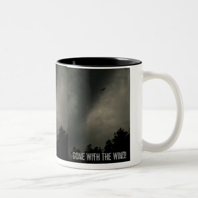 Gone With The Wind! - Customized Two-Tone Coffee Mug (Right)