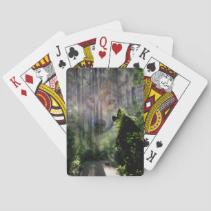 Gone with the Wolves Poker Cards