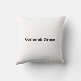 Gonemili Grace men's t-shirt Throw Pillow