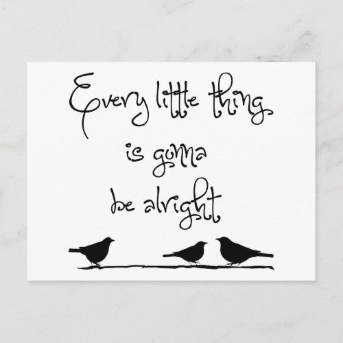 Gonna Be Alright Postcard