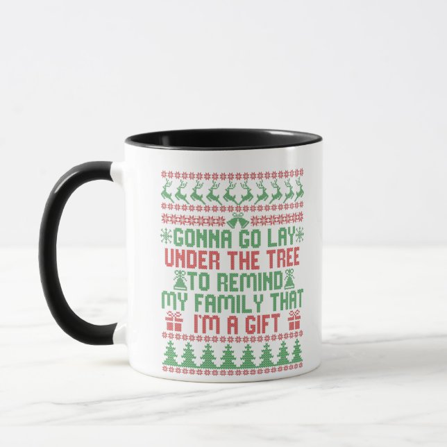 Gonna Go lay Under the Tree To Remind my Family Mug (Left)