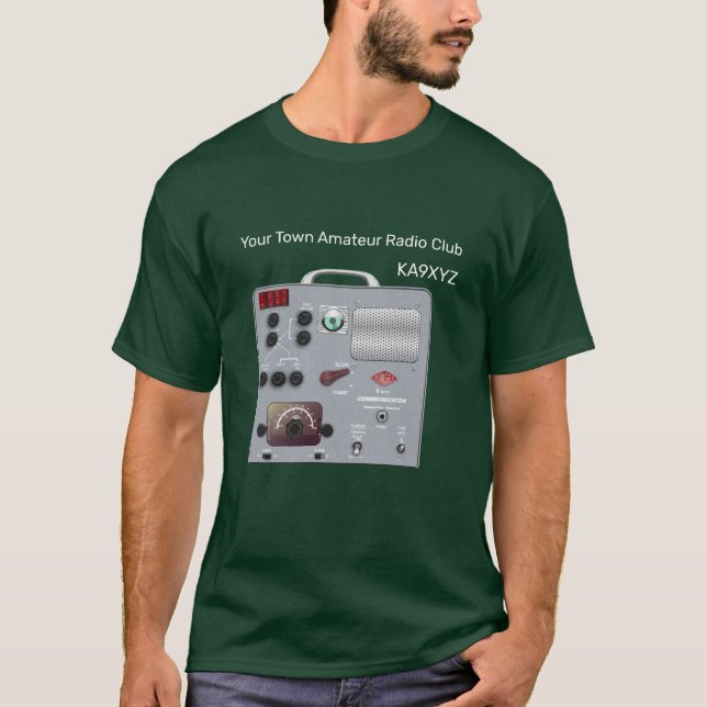 Gonset Communicator Transceiver Ham Radio T-Shirt (Front)