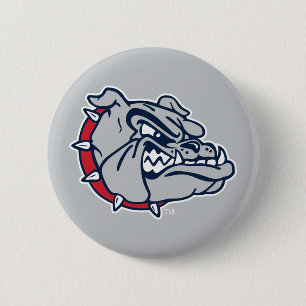 Gonzaga Bulldogs Mascot Logo Button