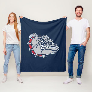 Gonzaga Bulldogs Mascot Logo Fleece Blanket