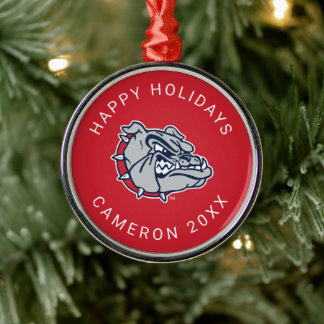 Gonzaga Bulldogs Mascot Logo Metal Ornament