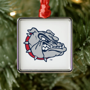 Gonzaga Bulldogs Mascot Logo Metal Ornament