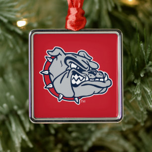 Gonzaga Bulldogs Mascot Logo Metal Ornament