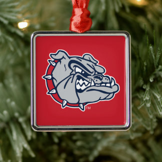 Gonzaga Bulldogs Mascot Logo Metal Ornament
