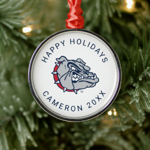 Gonzaga Bulldogs Mascot Logo Metal Ornament