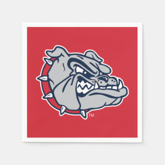 Gonzaga Bulldogs Mascot Logo Napkins