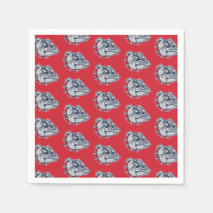 Gonzaga Bulldogs Mascot Logo Napkins
