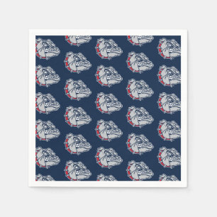 Gonzaga Bulldogs Mascot Logo Napkins