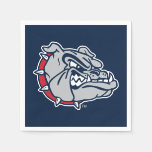 Gonzaga Bulldogs Mascot Logo Napkins