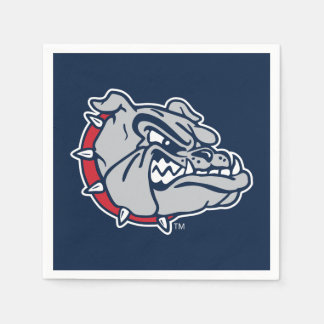 Gonzaga Bulldogs Mascot Logo Napkins