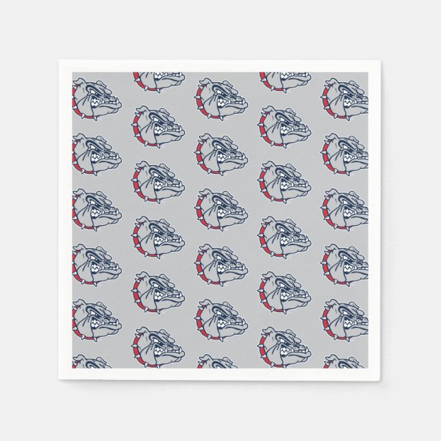 Gonzaga Bulldogs Mascot Logo Napkins (Front)