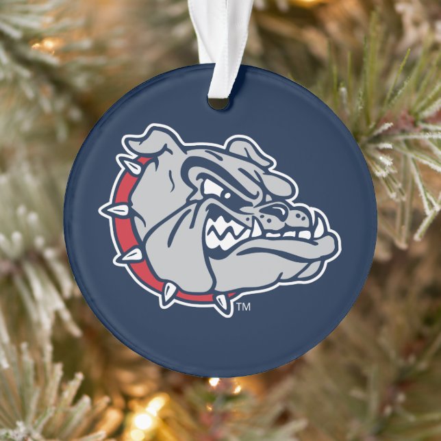 Gonzaga Bulldogs Mascot Logo Ornament (Tree)
