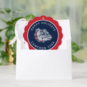 Gonzaga Bulldogs Mascot Logo Ornament Card