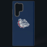 Gonzaga Bulldogs Mascot Logo Samsung Galaxy S22 Ultra Case<br><div class="desc">This iconic logo showcases Gonzaga University’s fierce bulldog mascot, a symbol of the school’s competitive and determined spirit. The bulldog is depicted with a strong, aggressive expression, featuring a broad, growling mouth and narrowed eyes. The mascot is adorned with a red spiked collar, further emphasizing its toughness and tenacity. The...</div>