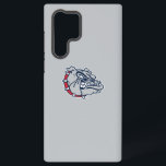 Gonzaga Bulldogs Mascot Logo Samsung Galaxy S22 Ultra Case<br><div class="desc">This iconic logo showcases Gonzaga University’s fierce bulldog mascot, a symbol of the school’s competitive and determined spirit. The bulldog is depicted with a strong, aggressive expression, featuring a broad, growling mouth and narrowed eyes. The mascot is adorned with a red spiked collar, further emphasizing its toughness and tenacity. The...</div>