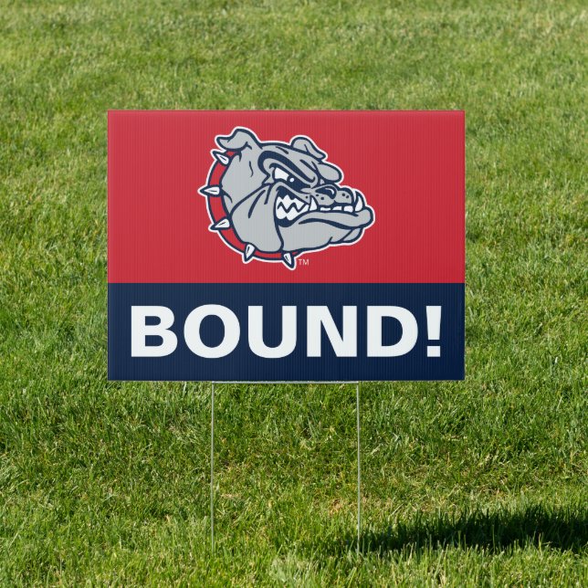 Gonzaga Bulldogs Mascot Logo Sign (Insitu)
