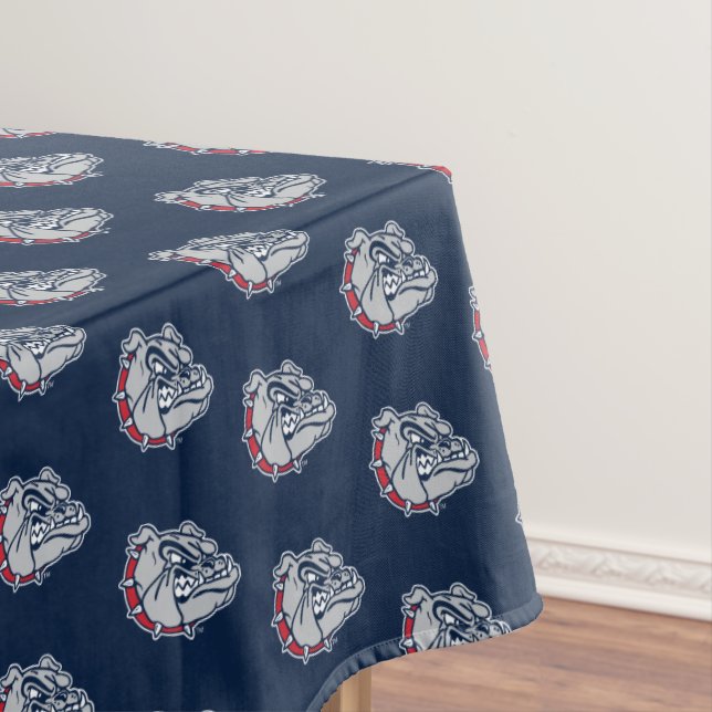 Gonzaga Bulldogs Mascot Logo Tablecloth (In Situ)