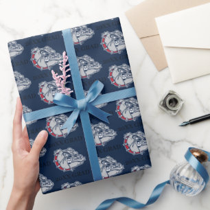 Gonzaga Bulldogs Mascot Logo Wrapping Paper