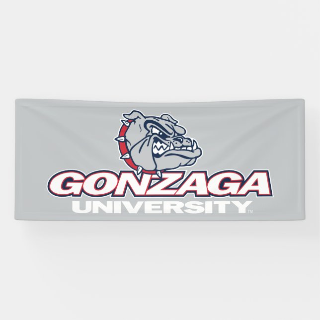 Gonzaga University Bulldogs Logo Banner (Horizontal)