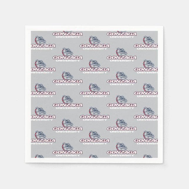 Gonzaga University Bulldogs Logo Napkins (Front)