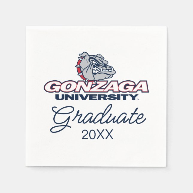 Gonzaga University Bulldogs Logo Napkins (Front)