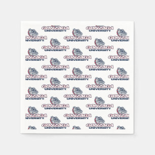 Gonzaga University Bulldogs Logo Napkins